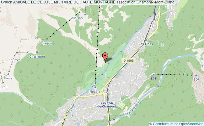 plan association Amicale De L'ecole Militaire De Haute Montagne Chamonix-Mont-Blanc