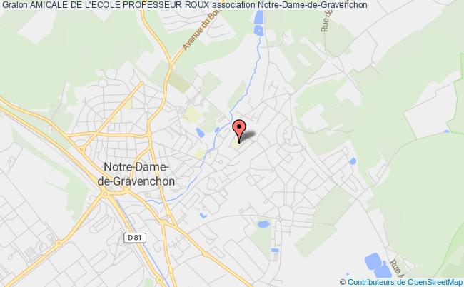 plan association Amicale De L'ecole Professeur Roux Port-Jérôme-sur-Seine