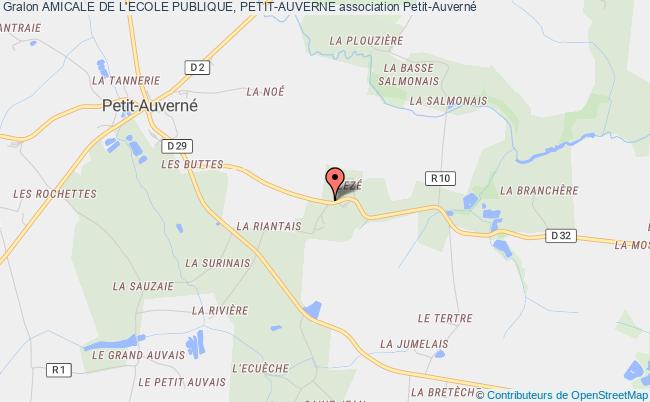 plan association Amicale De L'ecole Publique, Petit-auverne Petit-Auverné
