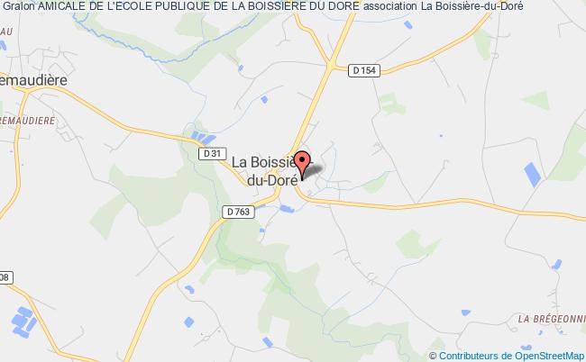 plan association Amicale De L'ecole Publique De La Boissiere Du Dore La    Boissière-du-Doré