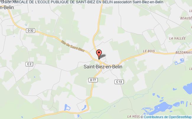 plan association Amicale De L'ecole Publique De Saint-biez En Belin Saint-Biez-en-Belin