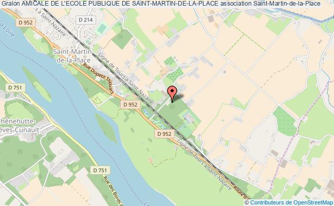 plan association Amicale De L'ecole Publique De Saint-martin-de-la-place Saint-Martin-de-la-Place