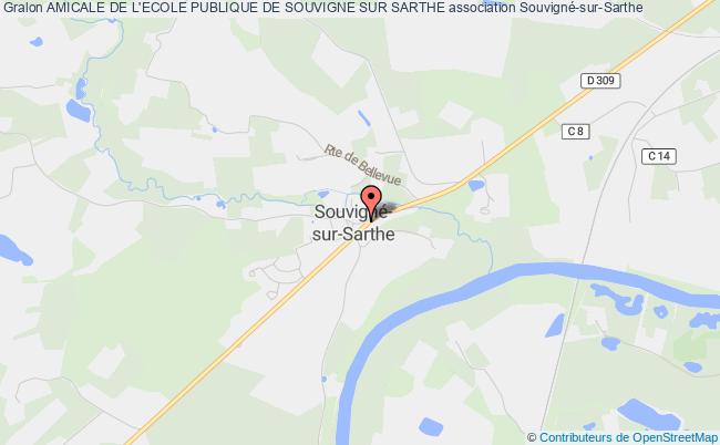 plan association Amicale De L'ecole Publique De Souvigne Sur Sarthe Souvigné-sur-Sarthe