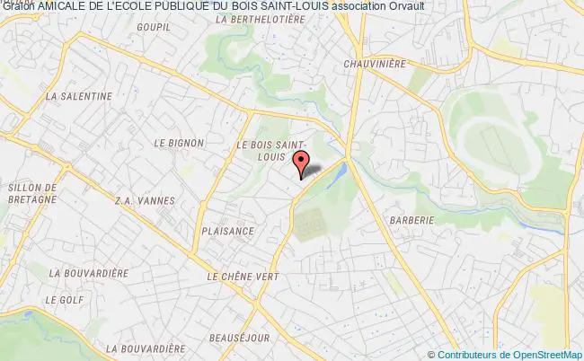plan association Amicale De L'ecole Publique Du Bois Saint-louis Orvault