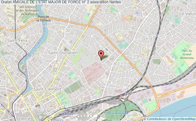plan association Amicale De L'etat Major De Force N° 2 Nantes