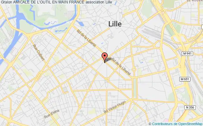plan association Amicale De L'outil En Main France Lille Cedex