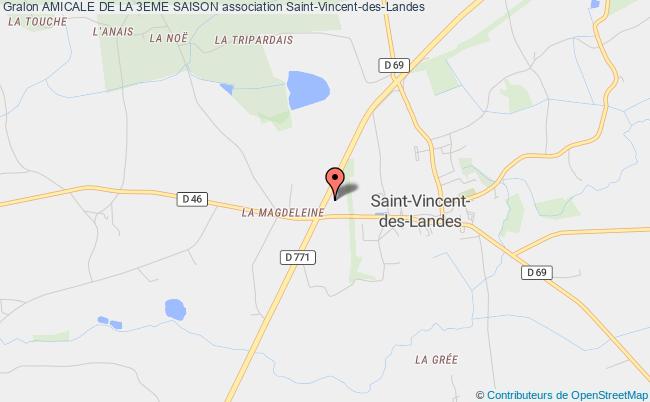 plan association Amicale De La 3eme Saison Saint-Vincent-des-Landes
