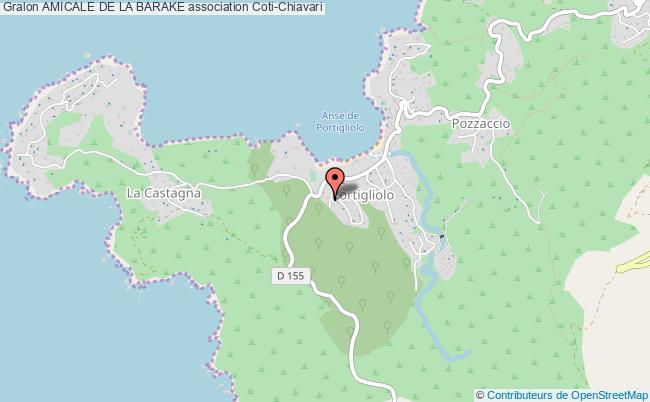 plan association Amicale De La Barake Coti-Chiavari