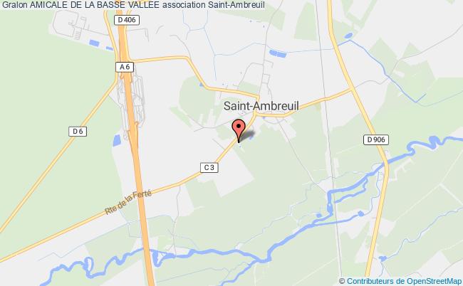 plan association Amicale De La Basse Vallee Saint-Ambreuil