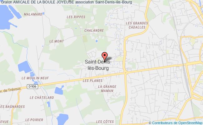plan association Amicale De La Boule Joyeuse Saint-Denis-lès-Bourg