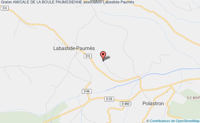 plan association Amicale De La Boule Paumesienne Labastide-Paumès