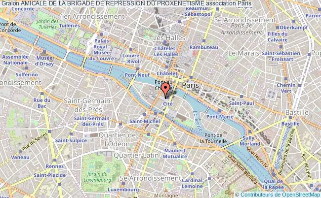 plan association Amicale De La Brigade De Repression Du Proxenetisme Paris