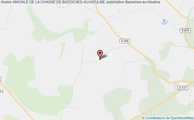 plan association Amicale De La Chasse De Bazoches-au-houlme Bazoches-au-Houlme