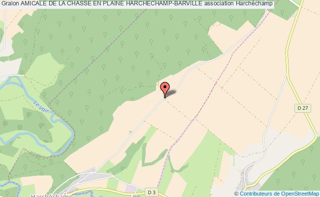 plan association Amicale De La Chasse En Plaine Harchechamp-barville Harchéchamp