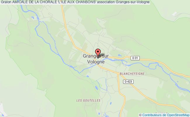 plan association Amicale De La Chorale 'l'ile Aux Chansons' Granges-sur-Vologne