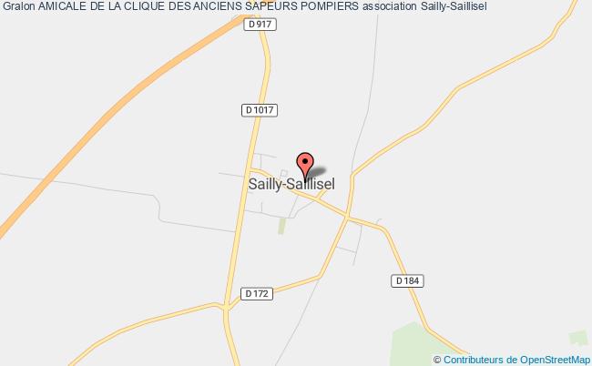 plan association Amicale De La Clique Des Anciens Sapeurs Pompiers Sailly-Saillisel