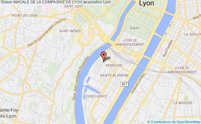 plan association Amicale De La Compagnie De Lyon Lyon