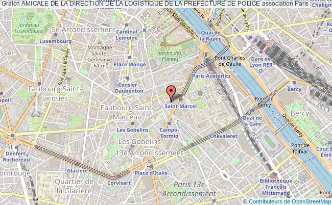 plan association Amicale De La Direction De La Logistique De La Prefecture De Police Paris