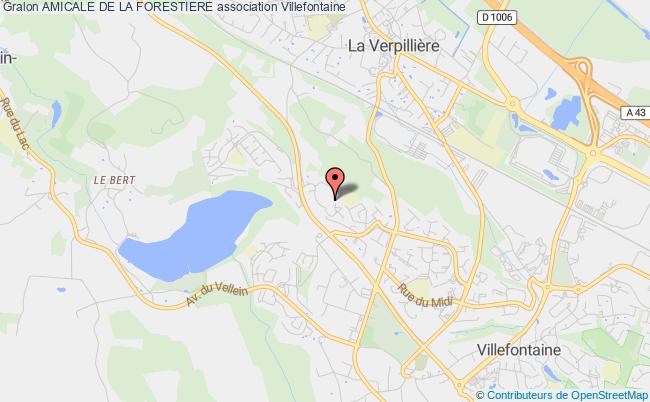 plan association Amicale De La Forestiere Villefontaine