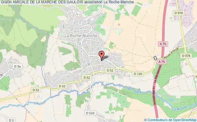 plan association Amicale De La Marche Des Gaulois La    Roche-Blanche
