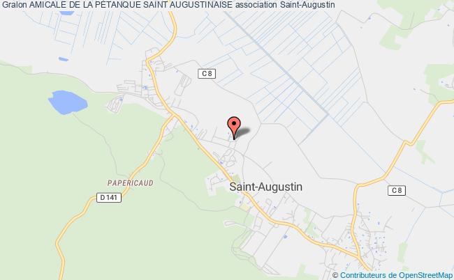 plan association Amicale De La PÉtanque Saint Augustinaise Saint-Augustin