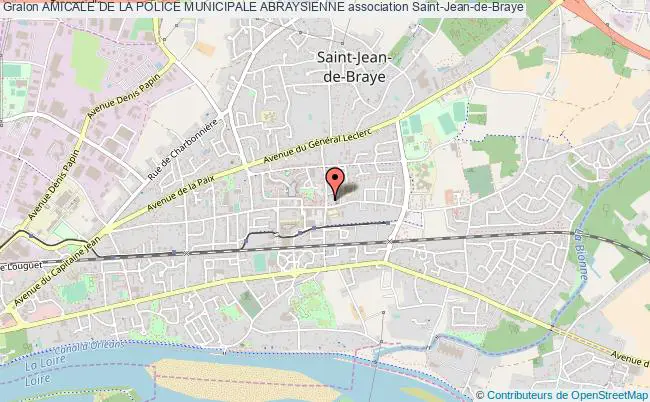 plan association Amicale De La Police Municipale Abraysienne Saint-Jean-de-Braye