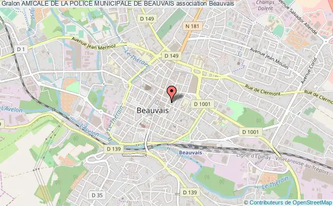 plan association Amicale De La Police Municipale De Beauvais Beauvais