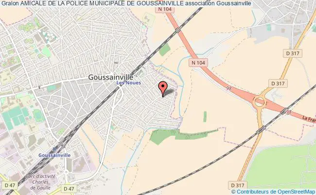 plan association Amicale De La Police Municipale De Goussainville Goussainville