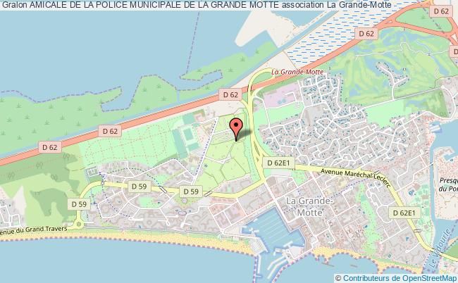 plan association Amicale De La Police Municipale De La Grande Motte La    Grande-Motte
