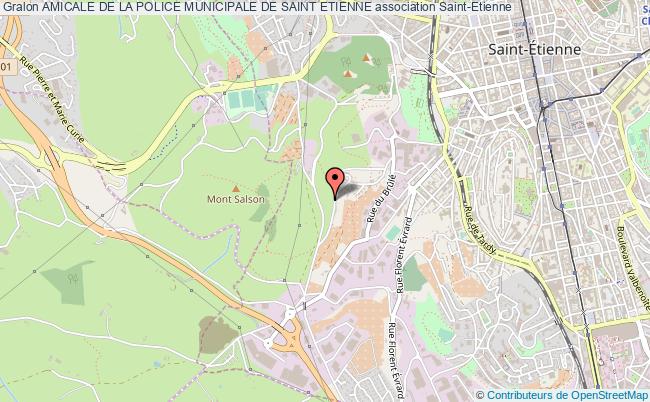 plan association Amicale De La Police Municipale De Saint Etienne Saint-Étienne