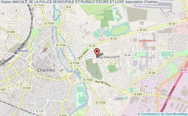 plan association Amicale De La Police Municipale Et Rurale D'eure-et-loir. Chartres