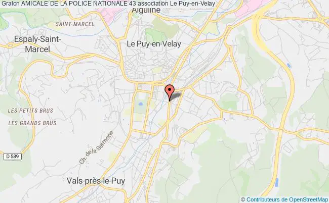 plan association Amicale De La Police Nationale 43 Le Puy-en-Velay