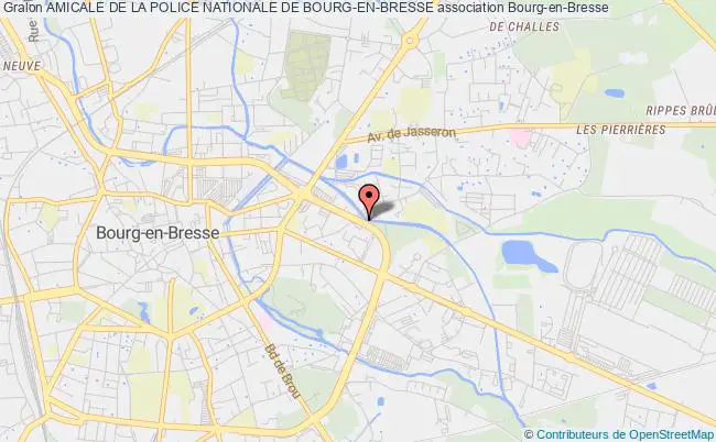 plan association Amicale De La Police Nationale De Bourg-en-bresse Bourg-en-Bresse