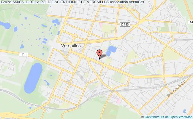 plan association Amicale De La Police Scientifique De Versailles Versailles