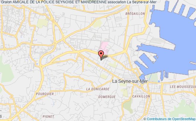 plan association Amicale De La Police Seynoise Et Mandreenne La    Seyne-sur-Mer