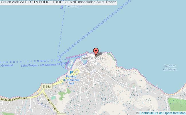 plan association Amicale De La Police Tropezienne Saint-Tropez Cedex