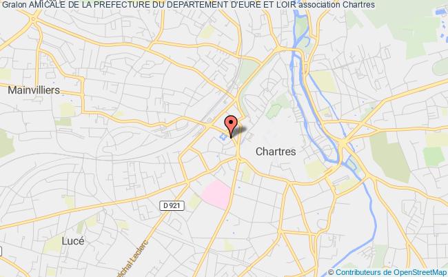 plan association Amicale De La Prefecture Du Departement D'eure Et Loir Chartres