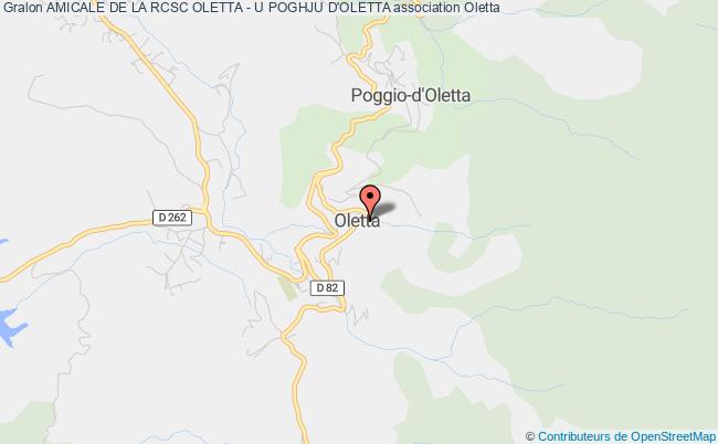 plan association Amicale De La Rcsc Oletta - U Poghju D'oletta Oletta