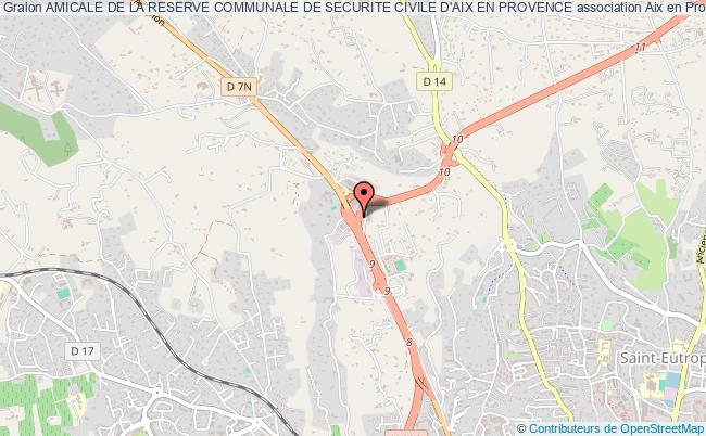 AMICALE DE LA RESERVE COMMUNALE DE SECURITE CIVILE D'AIX EN PROVENCE