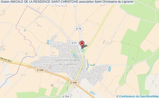 plan association Amicale De La RÉsidence Saint-christohe Saint-Christophe-du-Ligneron