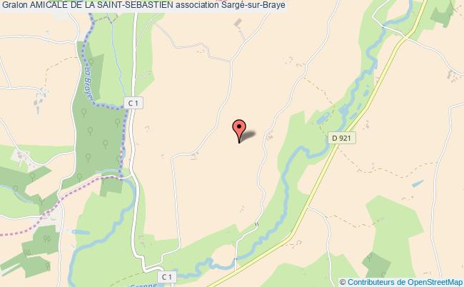 plan association Amicale De La Saint-sebastien Sargé-sur-Braye
