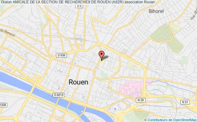 plan association Amicale De La Section De Recherches De Rouen (as2r) Rouen