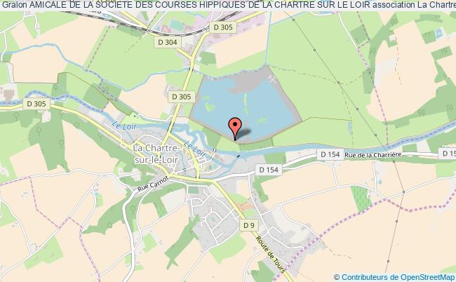 plan association Amicale De La Societe Des Courses Hippiques De La Chartre Sur Le Loir La    Chartre-sur-le-Loir