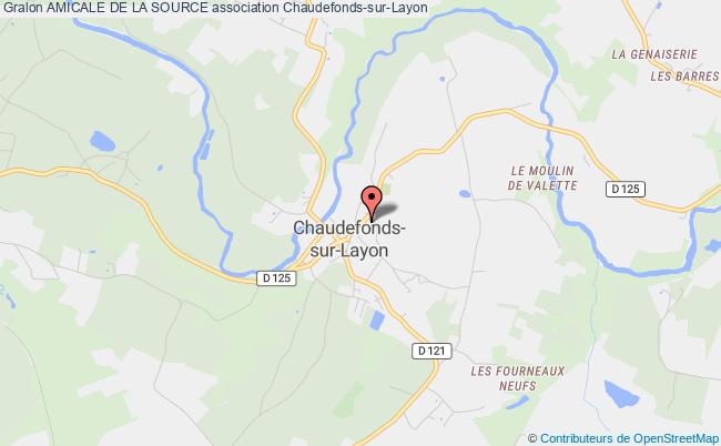 plan association Amicale De La Source Chaudefonds-sur-Layon