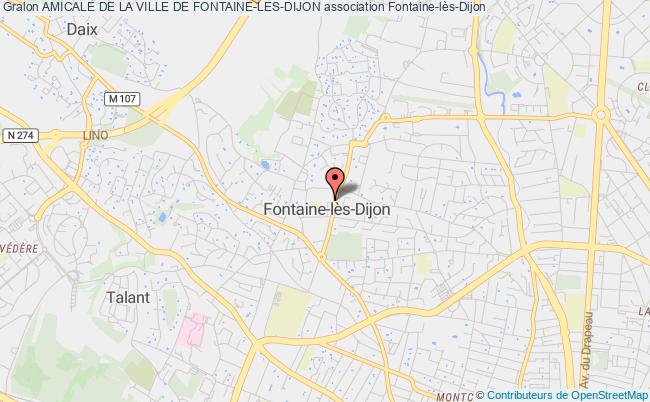 plan association Amicale De La Ville De Fontaine-les-dijon Fontaine-lès-Dijon