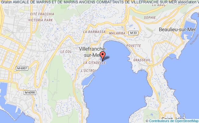 plan association Amicale De Marins Et De Marins Anciens Combattants De Villefranche Sur Mer Villefranche-sur-Mer