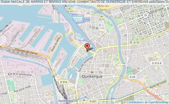 plan association Amicale De Marins Et Marins Anciens Combattants De Dunkerque Et Environs Dunkerque