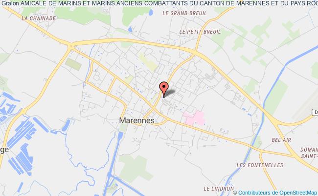 plan association Amicale De Marins Et Marins Anciens Combattants Du Canton De Marennes Et Du Pays Rochefortais Marennes-Hiers-Brouage