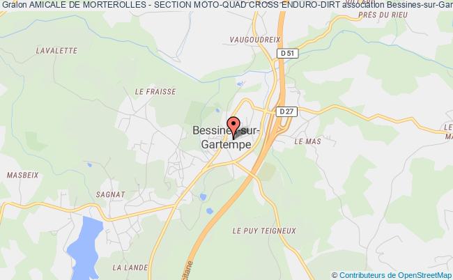 plan association Amicale De Morterolles - Section Moto-quad Cross Enduro-dirt Bessines-sur-Gartempe
