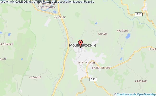 plan association Amicale De Moutier-rozeille Moutier-Rozeille